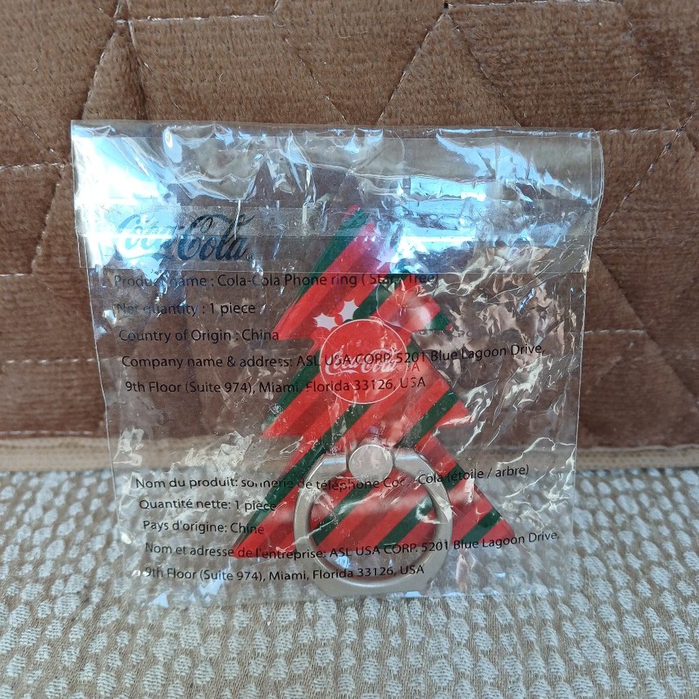 Coca Cola Christmas Tree Phone Ring